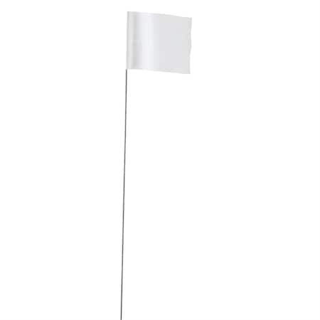 Milwaukee Tool 2.5 in. x 3.5 in. White Flag Stakes 78-006